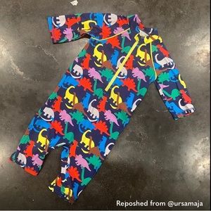 Mini Boden Dinosaur Surf Suit with UPF Sun Protection - perfect condition
